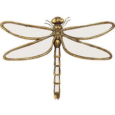 Kare Design Wandobjekt Libelle, Gold, Spiegel, Tiermotiv, 34x27 cm Verspiegelt, Dekoobjekt, modernes Design, handgefertigt, Wandschmuck, Glas, als Wohnaccessoire, Wohnzimmer, Flur Kare Design Wandobjekt Libelle, Gold, Spiegel, Tiermotiv, 34x27 cm Verspiegelt, Dekoobjekt, modernes Design, handgefertigt, Wandschmuck, Glas, als Wohnaccessoire, Wohnzimmer, Flur