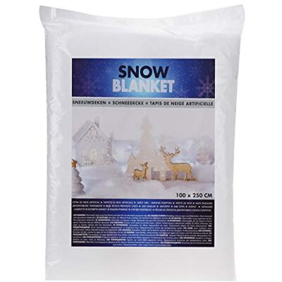 Spetebo Weihnachtsdeko Schneedecke 250x100 cm Deko Kunst Schnee Matte Schneeteppich Spetebo Weihnachtsdeko Schneedecke 250x100 cm Deko Kunst Schnee Matte Schneeteppich