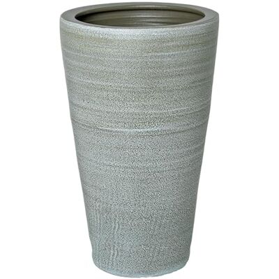 DRW Regenschirm Bodenvase aus Keramik in Olivgrün, 37 x 37 x 61 cm DRW Regenschirm Bodenvase aus Keramik in Olivgrün, 37 x 37 x 61 cm