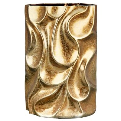 GILDE Casablanca Vase - Relief, 36cm, Dellen-Struktur - Vase GILDE Casablanca Vase - Relief, 36cm, Dellen-Struktur - Vase