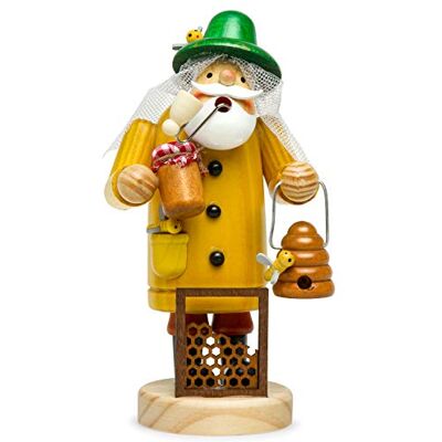 SIKORA RM-A Räuchermännchen aus Holz 3 Größen Verschiedene Motive, Farbe/Modell:A27 gelb Imker, Höhe in cm:Höhe ca. 19.5 cm SIKORA RM-A Räuchermännchen aus Holz 3 Größen Verschiedene Motive, Farbe/Modell:A27 gelb Imker, Höhe in cm:Höhe ca. 19.5 cm