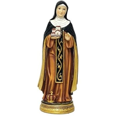 DRW Figur Santa Eduviges Harz handbemalt, 20 cm DRW Figur Santa Eduviges Harz handbemalt, 20 cm
