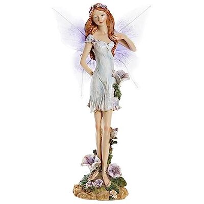 DRW Feenfigur NINFA Violett, Harz mit Blumen, 16 x 9 x 29,5 cm DRW Feenfigur NINFA Violett, Harz mit Blumen, 16 x 9 x 29,5 cm