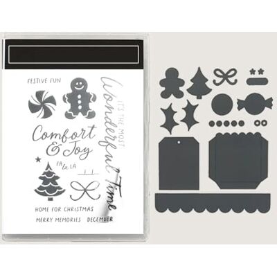Aruieys Klarstempel & Metallstanzen Set, Weihnachten 2026 Neu Halloween, DIY Scrapbooking Basteln für Geburtstag‑ und Feiertags‑Grußkarten Aruieys Klarstempel & Metallstanzen Set, Weihnachten 2026 Neu Halloween, DIY Scrapbooking Basteln für Geburtstag‑ und Feiertags‑Grußkarten