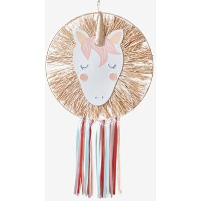 Vertbaudet Kinderzimmer Traumfänger Einhorn aus Naturbast rosa Vertbaudet Kinderzimmer Traumfänger Einhorn aus Naturbast rosa