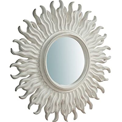 Biscottini INTERNATIONAL ART TRADING Shabby Chic Wandspiegel 45x45 cm Dekorative Wandspiegel Eingangsspiegel Biscottini INTERNATIONAL ART TRADING Shabby Chic Wandspiegel 45x45 cm Dekorative Wandspiegel Eingangsspiegel