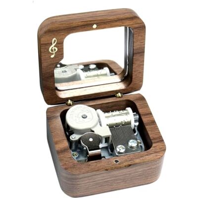 Sinzyo Choppin Serenade Spieluhr aus Walnussholz Vintage Spieluhr Geschenk für Weihnachten, Geburtstag, Valentinstag Sinzyo Choppin Serenade Spieluhr aus Walnussholz Vintage Spieluhr Geschenk für Weihnachten, Geburtstag, Valentinstag