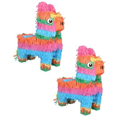 Boland Pinata Lama Amigo, 2 Stück im Set (45 x 33 x 8 cm), Hängedeko, Dekoration, Partyspiel für Geburtstag, Mottoparty und Karneval Boland Pinata Lama Amigo, 2 Stück im Set (45 x 33 x 8 cm), Hängedeko, Dekoration, Partyspiel für Geburtstag, Mottoparty und Karneval