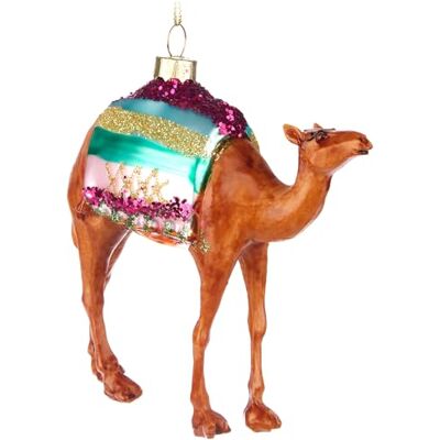 BRUBAKER Kamel mit Decke Bunt Weihnachtskugel aus Glas Handbemalt und Mundgeblasen Dromedar Christbaumschmuck Lustig Christbaumkugel Figuren Weihnachtsdeko Anhänger Deko Baumkugel BRUBAKER Kamel mit Decke Bunt Weihnachtskugel aus Glas Handbemalt und Mundgeblasen Dromedar Christbaumschmuck Lustig Christbaumkugel Figuren Weihnachtsdeko Anhänger Deko Baumkugel