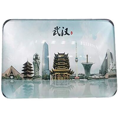 Wedarego 3D Wuhan Hubei China Kühlschrank Kühlschrankmagnet Kristallglas Magnet Tourist Travel Souvenir Collection Geschenk Magnetische Aufkleber Home Küche Dekoration Wedarego 3D Wuhan Hubei China Kühlschrank Kühlschrankmagnet Kristallglas Magnet Tourist Travel Souvenir Collection Geschenk Magnetische Aufkleber Home Küche Dekoration