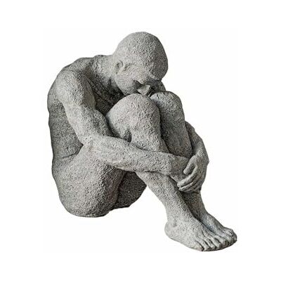 Loberon Figur Antony, antikgrau handgearbeitet kunstreich geformte Statue hochwertiges Antik-Finish Schlichtes Design Dekofigur Wohn-Accessoire Loberon Figur Antony, antikgrau handgearbeitet kunstreich geformte Statue hochwertiges Antik-Finish Schlichtes Design Dekofigur Wohn-Accessoire