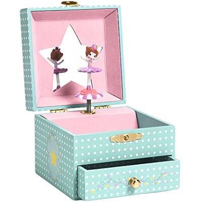 Djeco Spieluhr für Ballerina, zarte Boxen, Mehrfarbig (36085) Djeco Spieluhr für Ballerina, zarte Boxen, Mehrfarbig (36085)