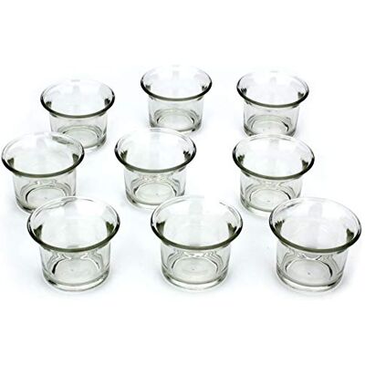 NoNa 4,5 cm Teelicht-Gläser Neun im Set KLAR Teelichtglas Kerzenglas Kerzengläser Teelichthalter NoNa 4,5 cm Teelicht-Gläser Neun im Set KLAR Teelichtglas Kerzenglas Kerzengläser Teelichthalter