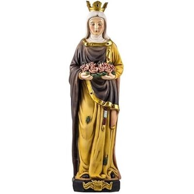DRW Figur Königin Santa Elizabeth aus handbemalten Harz 10x10x30 c DRW Figur Königin Santa Elizabeth aus handbemalten Harz 10x10x30 c