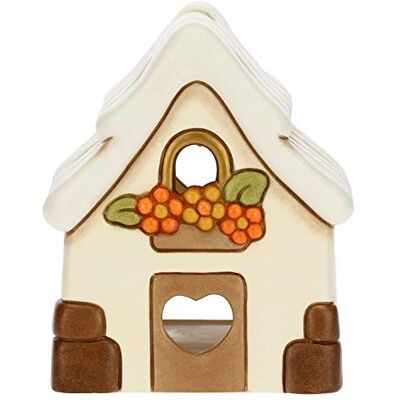 THUN Laterne in Hausform - Weihnachtsdeko - Keramik - 10 x 9,5 x 11 cm THUN Laterne in Hausform - Weihnachtsdeko - Keramik - 10 x 9,5 x 11 cm