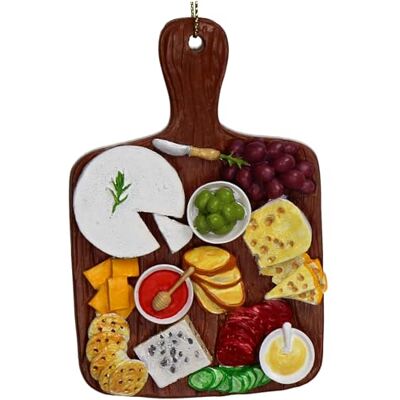 HD Collection Christbaumschmuck Keramik 10,2cm Käseplatte Figur handbemalt zum Aufhängen Weihnachtsbaum Anhänger für Weihnachten Christbaumanhänger & Weihnachtsbaumschmuck Essen Käse HD Collection Christbaumschmuck Keramik 10,2cm Käseplatte Figur handbemalt zum Aufhängen Weihnachtsbaum Anhänger für Weihnachten Christbaumanhänger & Weihnachtsbaumschmuck Essen Käse