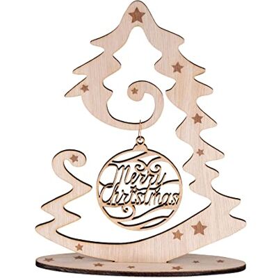 levandeo Deko Weihnachtsbaum 14x19cm Birkenholz Merry Christmas Weihnachten Aufsteller Holz Weihnachtsbaum Tannenbaum Kugel Tischdeko levandeo Deko Weihnachtsbaum 14x19cm Birkenholz Merry Christmas Weihnachten Aufsteller Holz Weihnachtsbaum Tannenbaum Kugel Tischdeko