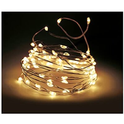 Spetebo LED Draht Lichterkette mit Fernbedienung 100 LED auf 1190 cm Leuchtdraht mit 8 Funktionen Dimmer und Timer Weihnachtsbaum Lichter Deko für Innen und Außen Spetebo LED Draht Lichterkette mit Fernbedienung 100 LED auf 1190 cm Leuchtdraht mit 8 Funktionen Dimmer und Timer Weihnachtsbaum Lichter Deko für Innen und Außen