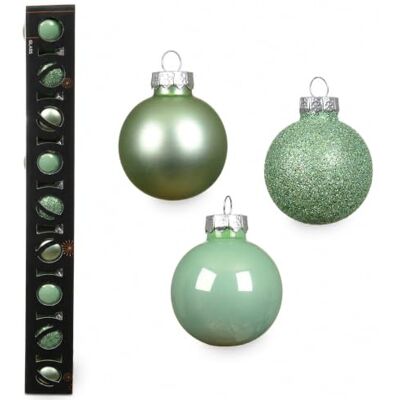 Decoris Weihnachtskugeln Glas 3cm Glanz Matt Glitzer 9er Set Pfefferminz Kleine Christbaumkugeln Weihnachtsbaumkugeln für Weihnachten Christbaumschmuck & Weihnachtsbaumschmuck Decoris Weihnachtskugeln Glas 3cm Glanz Matt Glitzer 9er Set Pfefferminz Kleine Christbaumkugeln Weihnachtsbaumkugeln für Weihnachten Christbaumschmuck & Weihnachtsbaumschmuck