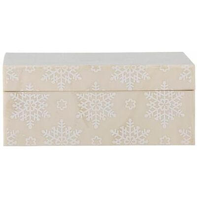 Bloomingville Cheri Box mit Deckel, Harz, Nature, L18xH7,5xW13 cm Bloomingville Cheri Box mit Deckel, Harz, Nature, L18xH7,5xW13 cm