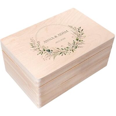 Creative Hochzeitsgeschenke Personalisiert für Brautpaar Kranz Geschenk zur Hochzeit Erinnerungsbox Hochzeit Holzkiste mit Deckel Personalisiertes Hochzeitsgeschenk Farbdruck Creative Hochzeitsgeschenke Personalisiert für Brautpaar Kranz Geschenk zur Hochzeit Erinnerungsbox Hochzeit Holzkiste mit Deckel Personalisiertes Hochzeitsgeschenk Farbdruck