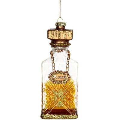 HD Collection Christbaumschmuck 12,7cm Glas Whiskyflasche Scotch Figur zum Aufhängen Weihnachtsbaum Anhänger für Weihnachten Christbaumanhänger & Weihnachtsbaumschmuck Whiskey Flasche Gold HD Collection Christbaumschmuck 12,7cm Glas Whiskyflasche Scotch Figur zum Aufhängen Weihnachtsbaum Anhänger für Weihnachten Christbaumanhänger & Weihnachtsbaumschmuck Whiskey Flasche Gold