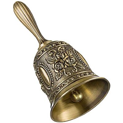 Eruinfang Handglocke Hand Glocke Hand Tischglocke Resturant Service Glocke Handklingel für Weihnachtsdekorationen Hochzeit Abendessen Schule Eruinfang Handglocke Hand Glocke Hand Tischglocke Resturant Service Glocke Handklingel für Weihnachtsdekorationen Hochzeit Abendessen Schule