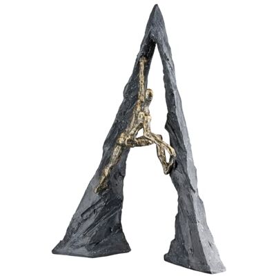 Casablanca modernes Design Casablanca Skulptur Climber, Deko Figur Bronze, Kunstharz Statue Wohnzimmer, Büro Dekoration H. 36,5 cm x B. 26 cm Moderne Skulpturen Casablanca modernes Design Casablanca Skulptur Climber, Deko Figur Bronze, Kunstharz Statue Wohnzimmer, Büro Dekoration H. 36,5 cm x B. 26 cm Moderne Skulpturen
