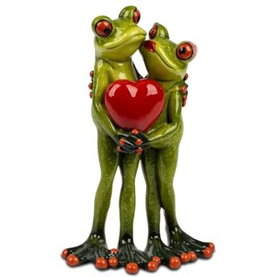 formano Froschpaar mit Herz aus Froschhausen lustige Frösche 16cm Skulptur Figur formano Froschpaar mit Herz aus Froschhausen lustige Frösche 16cm Skulptur Figur