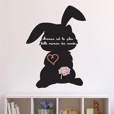 Ambiance Sticker Kreidetafel – Wandsticker, selbstklebend, abwischbar – Hase – 115 x 85 cm Ambiance Sticker Kreidetafel – Wandsticker, selbstklebend, abwischbar – Hase – 115 x 85 cm