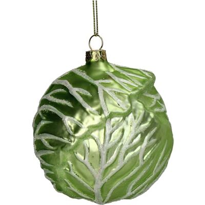 HD Collection Christbaumschmuck Glas 8,9cm Kohlkopf Aufhängen Weihnachtsbaum Anhänger für Weihnachten Christbaumanhänger & Weihnachtsbaumschmuck Grün HD Collection Christbaumschmuck Glas 8,9cm Kohlkopf Aufhängen Weihnachtsbaum Anhänger für Weihnachten Christbaumanhänger & Weihnachtsbaumschmuck Grün