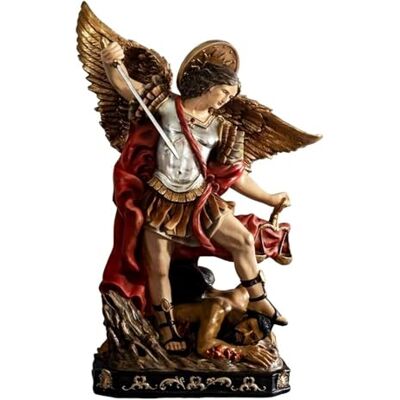Inmaculada Romero IR Erzengel Michael Figur 100 cm. Kopf der himmlischen Miliz, Farbharzbild. Länge (mm): 100. Inmaculada Romero IR Erzengel Michael Figur 100 cm. Kopf der himmlischen Miliz, Farbharzbild. Länge (mm): 100.