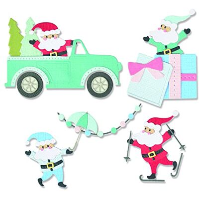 Sizzix Sizzx Thinlits Stanzschablonen 11PK Weihnachtsmann-Aktivitäten von Olivia Rose 665958 Kapitel 3 2022 Sizzix Sizzx Thinlits Stanzschablonen 11PK Weihnachtsmann-Aktivitäten von Olivia Rose 665958 Kapitel 3 2022