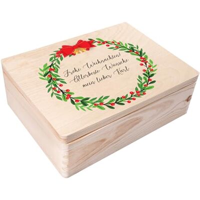 Creative Weihnachtsgeschenke Personalisiert Holzkiste Wunschtext Personalisierte Weihnachten Geschenke Dein Eigener Wünsche Text Individuelle Geschenk Weihnachtsdeko Für Frauen, Männer Creative Weihnachtsgeschenke Personalisiert Holzkiste Wunschtext Personalisierte Weihnachten Geschenke Dein Eigener Wünsche Text Individuelle Geschenk Weihnachtsdeko Für Frauen, Männer