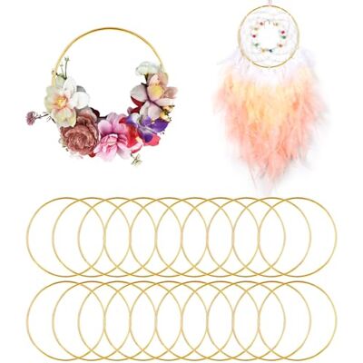 Ixydor 20 Stück Metallringe zum Basteln, Metallringe zum Basteln 10cm Gold, Metall Ringe für Traumfänger, Wandbehänge Deko, Blumen Reifen, Hochzeit, DIY Dekoration, Festival Party Dekoration Ixydor 20 Stück Metallringe zum Basteln, Metallringe zum Basteln 10cm Gold, Metall Ringe für Traumfänger, Wandbehänge Deko, Blumen Reifen, Hochzeit, DIY Dekoration, Festival Party Dekoration