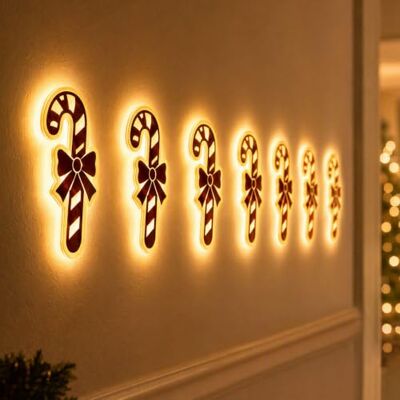Generic LED-Rentier-Wanddekorationen Festliche Weihnachtsbeleuchtung Weihnachtsdeko LED Rentier Wanddeko, 7er 3D Rentier Weihnachtsbeleuchtung Innen Wand Deko Generic LED-Rentier-Wanddekorationen Festliche Weihnachtsbeleuchtung Weihnachtsdeko LED Rentier Wanddeko, 7er 3D Rentier Weihnachtsbeleuchtung Innen Wand Deko