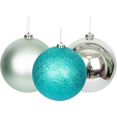 SHATCHI Weihnachtskugeln, bruchsicher, Türkis, 15 cm, 3 Stück, Weihnachtsbaumschmuck, Kugel-Ornamente, Bälle, Weihnachtsdekoration, Weihnachtsdekoration, Weihnachtsdekoration, glänzend, matt, glitzernd SHATCHI Weihnachtskugeln, bruchsicher, Türkis, 15 cm, 3 Stück, Weihnachtsbaumschmuck, Kugel-Ornamente, Bälle, Weihnachtsdekoration, Weihnachtsdekoration, Weihnachtsdekoration, glänzend, matt, glitzernd