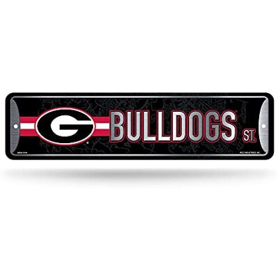 Rico Industries NCAA Georgia Bulldogs Heimdekoration Metall-Straßenschild (10,2 x 38,1 cm) – ideal für Zuhause, Büro, Schlafzimmer und Männerhöhle – hergestellt Rico Industries NCAA Georgia Bulldogs Heimdekoration Metall-Straßenschild (10,2 x 38,1 cm) – ideal für Zuhause, Büro, Schlafzimmer und Männerhöhle – hergestellt