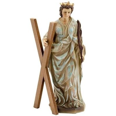 DRW Figur Santa Eulalia Harz handbemalt, 20 cm DRW Figur Santa Eulalia Harz handbemalt, 20 cm