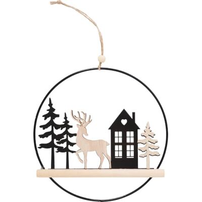 VBS Metallring Winterlandschaft 20 cm aus Metall und Sperrholz VBS Metallring Winterlandschaft 20 cm aus Metall und Sperrholz