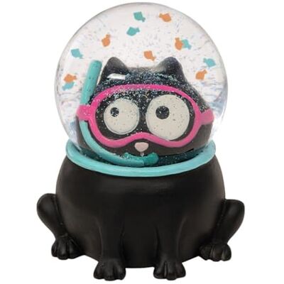 moses . Ed, The Cat Schneekugel, Schüttelkugel im Katzen Design mit Glitzer und farbigen Glitter-Fischen, lustige Katzen-Schneekugel, Glitzerkugel als Geschenk für Katzen-Fans moses . Ed, The Cat Schneekugel, Schüttelkugel im Katzen Design mit Glitzer und farbigen Glitter-Fischen, lustige Katzen-Schneekugel, Glitzerkugel als Geschenk für Katzen-Fans