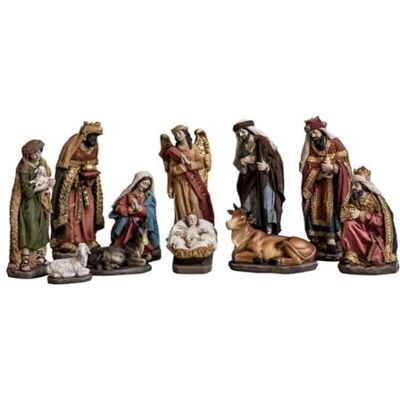 Inmaculada Romero IR Mysterium Weihnachten Geburt 11 Teile 20 cm Krippe Klassisch Figuren Stoff Harz Kind Jesus Jungfrau Inmaculada Romero IR Mysterium Weihnachten Geburt 11 Teile 20 cm Krippe Klassisch Figuren Stoff Harz Kind Jesus Jungfrau