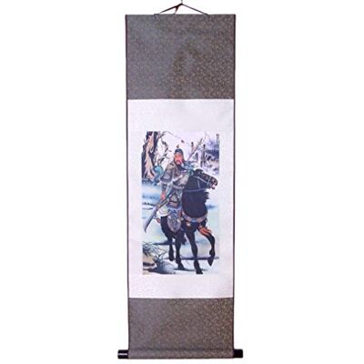 lachineuse Kakemono God of War Guang Gong Wandteppich Japanische Dekoration 100 x 30 zm Traditionelles Japanisches Druckgemälde Graue Farbe Geschenkidee Japan Asien lachineuse Kakemono God of War Guang Gong Wandteppich Japanische Dekoration 100 x 30 zm Traditionelles Japanisches Druckgemälde Graue Farbe Geschenkidee Japan Asien