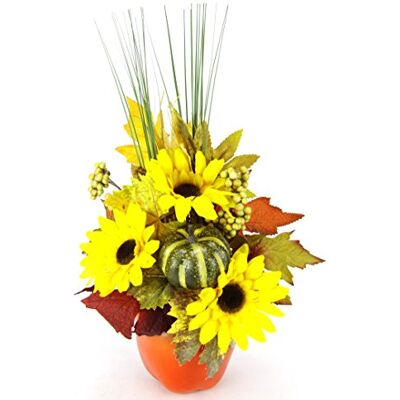 Flair Flower Sonnenblume Kürbis Herbstdeko - Dekoratives Arrangement Flair Flower Sonnenblume Kürbis Herbstdeko - Dekoratives Arrangement
