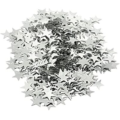Unique ® XXL Set Stern Konfetti Silber für Geburtstag Jubiläum Hochzeit Feier Party Tisch Deko Weihnachten Sterne Streudeko 42g Unique ® XXL Set Stern Konfetti Silber für Geburtstag Jubiläum Hochzeit Feier Party Tisch Deko Weihnachten Sterne Streudeko 42g