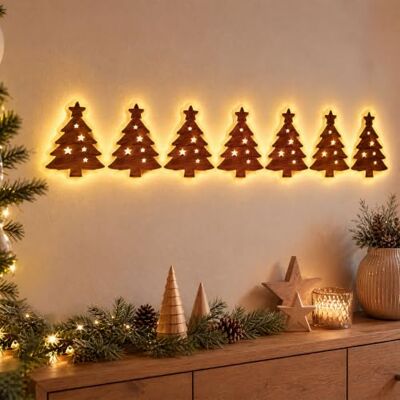 Generic LED-Rentier-Wanddekorationen Festliche Weihnachtsbeleuchtung Weihnachtsdeko LED Rentier Wanddeko, 7er 3D Rentier Weihnachtsbeleuchtung Innen Wand Deko Generic LED-Rentier-Wanddekorationen Festliche Weihnachtsbeleuchtung Weihnachtsdeko LED Rentier Wanddeko, 7er 3D Rentier Weihnachtsbeleuchtung Innen Wand Deko