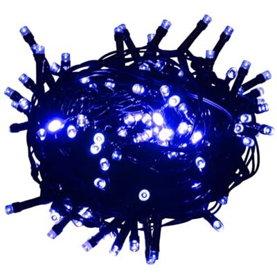 vidaXL LED Lichterkette mit 300 LEDs Weihnachtsbeleuchtung DIY Dekoration Weihnachtsdeko Außen Innen Garten Party Hochzeit Blau 30m PVC vidaXL LED Lichterkette mit 300 LEDs Weihnachtsbeleuchtung DIY Dekoration Weihnachtsdeko Außen Innen Garten Party Hochzeit Blau 30m PVC