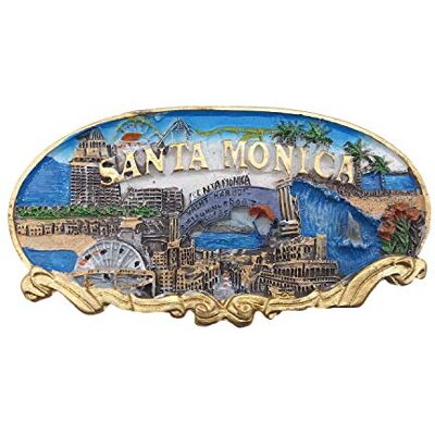 Wedarego 3D Santa Monica Los Angeles USA Kühlschrankmagnet Tourist Reise Souvenirs Handgemachte Harz Handwerk Magnetische Aufkleber Home Küche Dekoration Kühlschrankmagnet Sammlung Geschenk Wedarego 3D Santa Monica Los Angeles USA Kühlschrankmagnet Tourist Reise Souvenirs Handgemachte Harz Handwerk Magnetische Aufkleber Home Küche Dekoration Kühlschrankmagnet Sammlung Geschenk