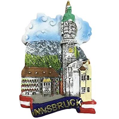 Wedarego 3D Innsbruck Österreich Kühlschrank Kühlschrankmagnet Tourist Souvenirs Handgemachte Harz Handwerk Magnetische Aufkleber Home Küche Dekoration Reise Geschenk Wedarego 3D Innsbruck Österreich Kühlschrank Kühlschrankmagnet Tourist Souvenirs Handgemachte Harz Handwerk Magnetische Aufkleber Home Küche Dekoration Reise Geschenk