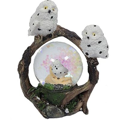 PIA INTERNATIONAL Glitzerkugel Schneeeule Schneekugel Tier Tiere Vogel Vögel Schneekugeln Eule PIA INTERNATIONAL Glitzerkugel Schneeeule Schneekugel Tier Tiere Vogel Vögel Schneekugeln Eule